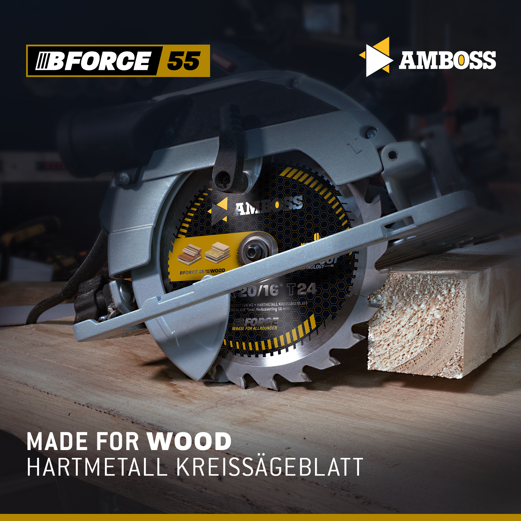HM Kreissägeblatt - 165 x 2.2/1.6 x 20 Z24 WZ