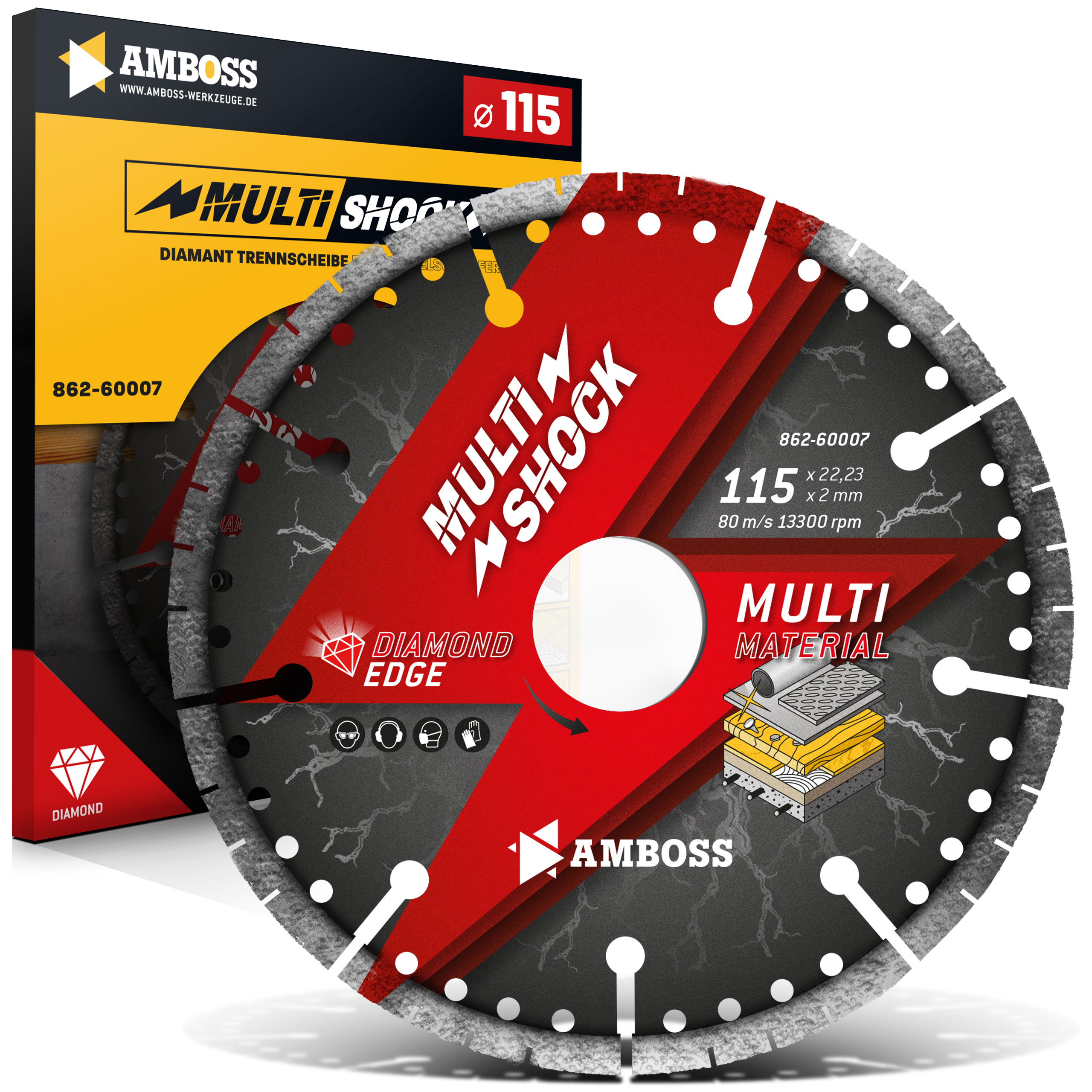 SHDIATOOL Metall Diamant Trennscheibe 115mm für Stahlrohr Eisen Stahlwinkel Stahl Vakuumgelötete Sägeblatt SHDIATOOL Metall Diamant Trennscheibe 115mm für Stahlrohr Eisen Stahlwinkel Stahl Vakuumgelötete Sägeblatt