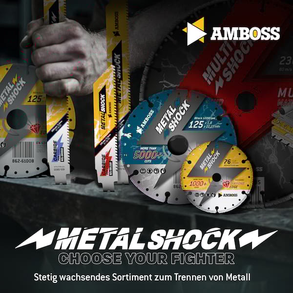 Amboss Metal Shock 5000+ - Diamant Trennscheibe 230 x 2,2 x 22,23 mm