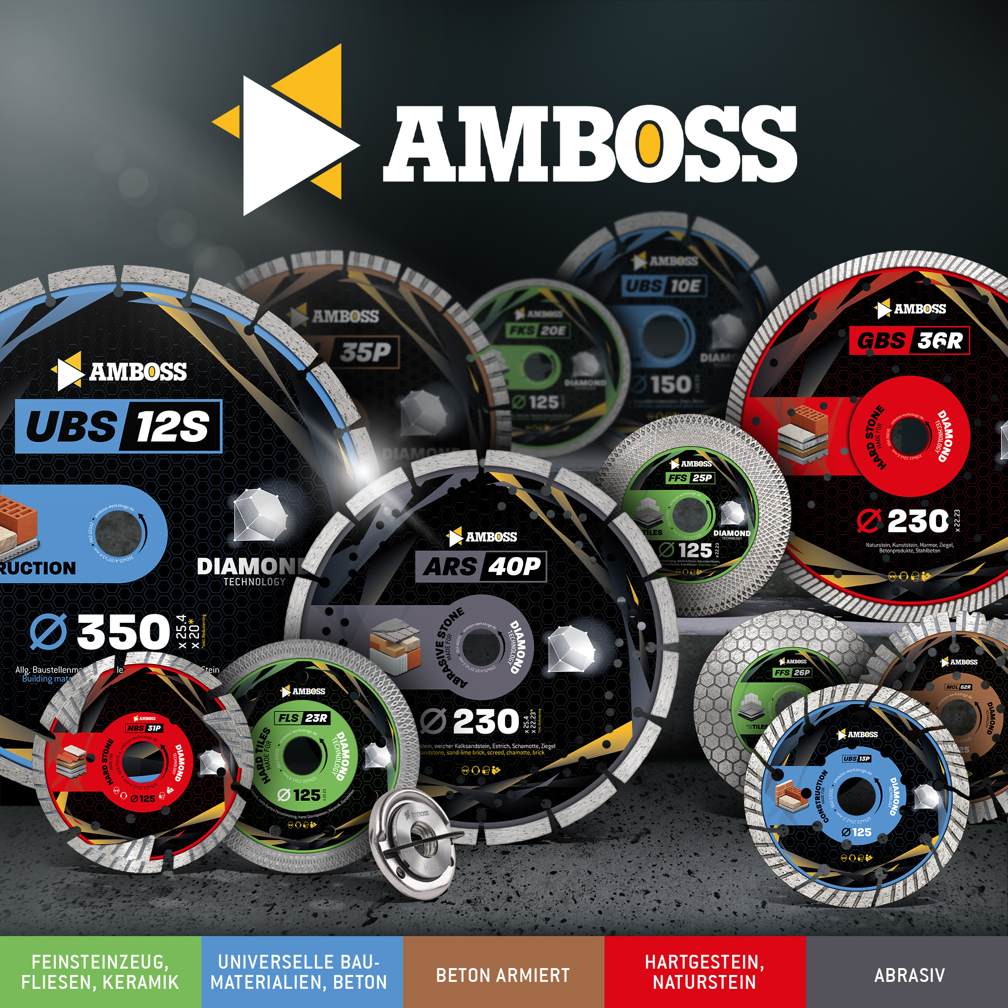 Amboss FFS 25P Diamant Trennscheibe 125 x 2 x 22.2