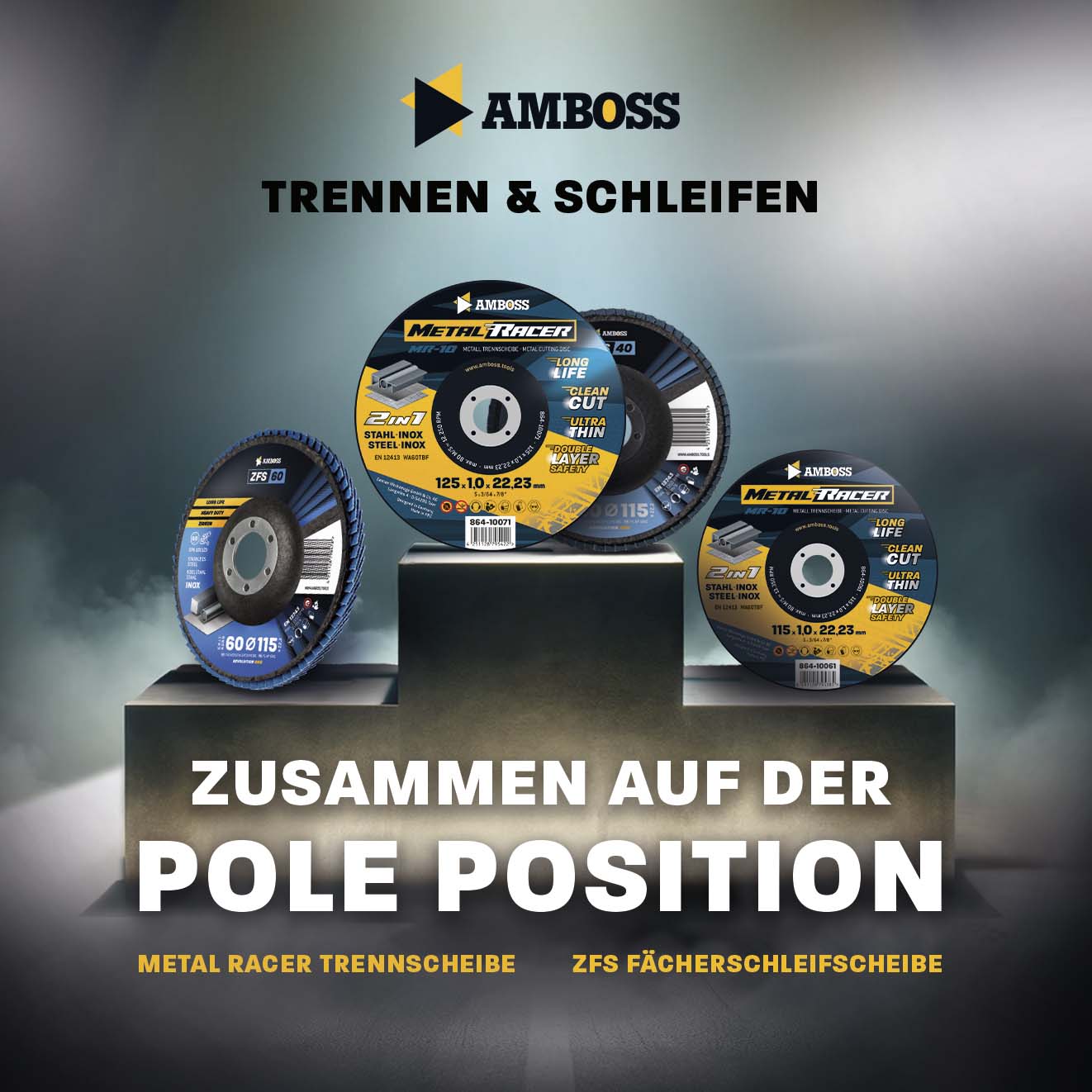 50x Amboss Metal Racer Trennscheibe | Ø125 mm - 1 mm -  22.23 mm |