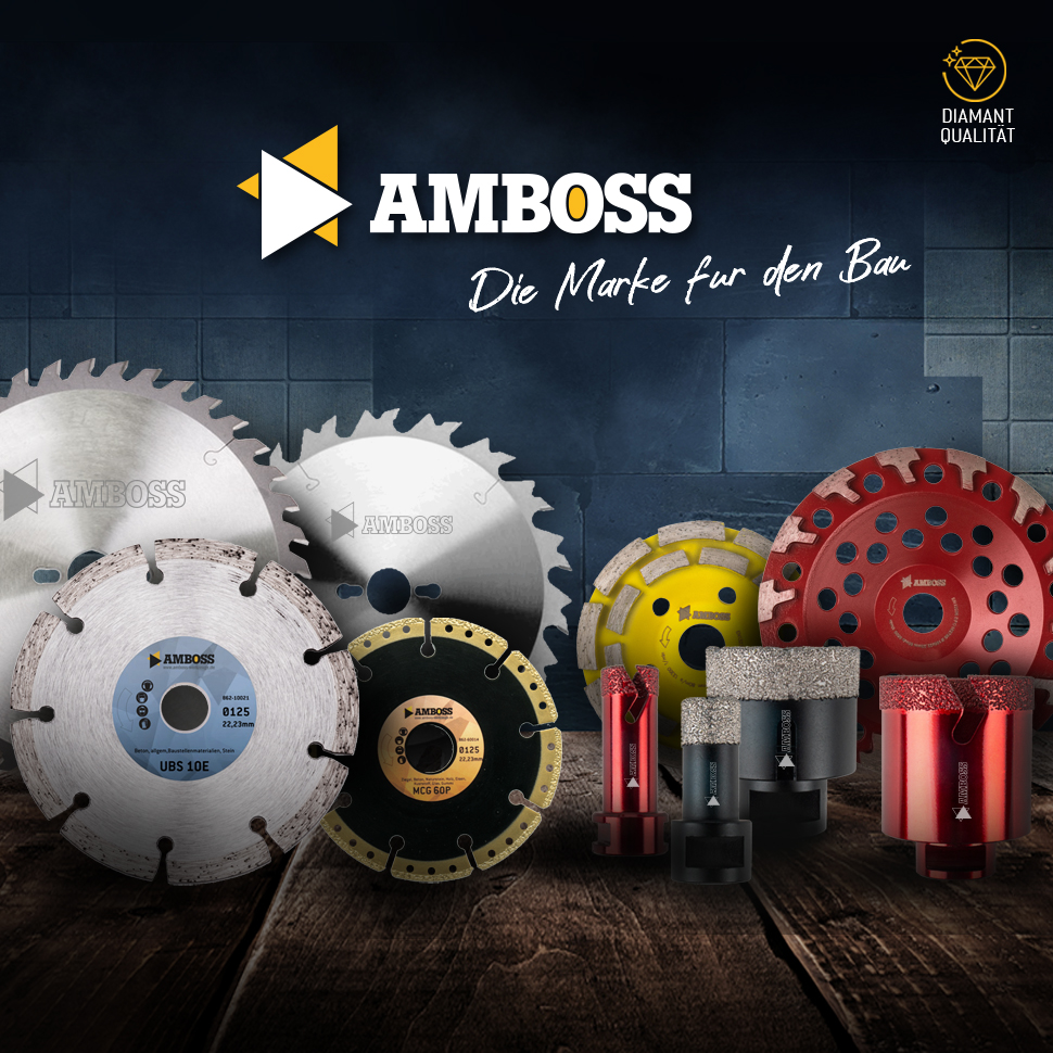 Amboss Metal Shock 1000+ - Diamant Trennscheibe 115 x 1,8 x 22,23 mm