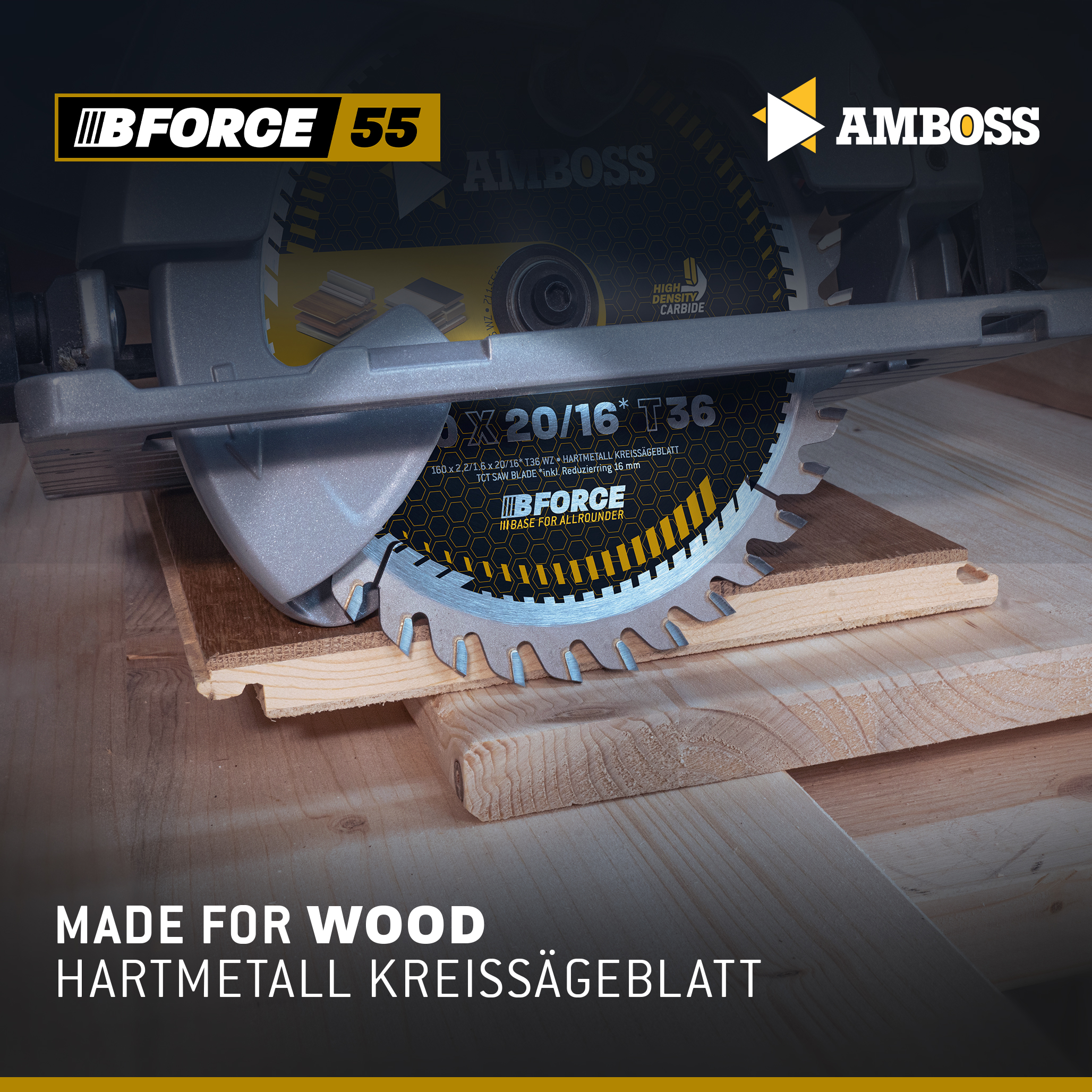 HM Kreissägeblatt - 130 x 2.2/1.6 x 16 Z36 WZ