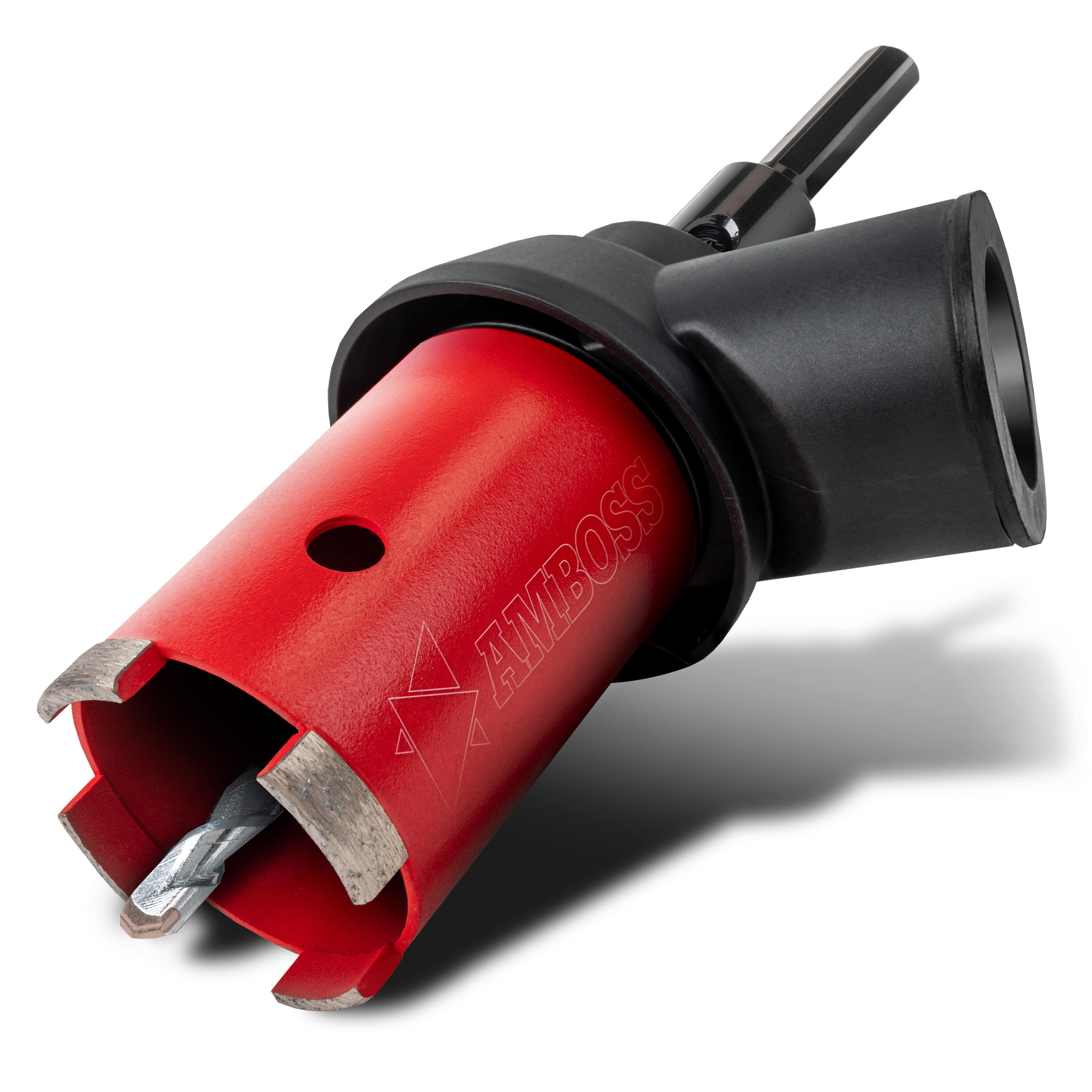 Dosensenker Red Force - 68 mm - 6-kant Set mit Absaugung