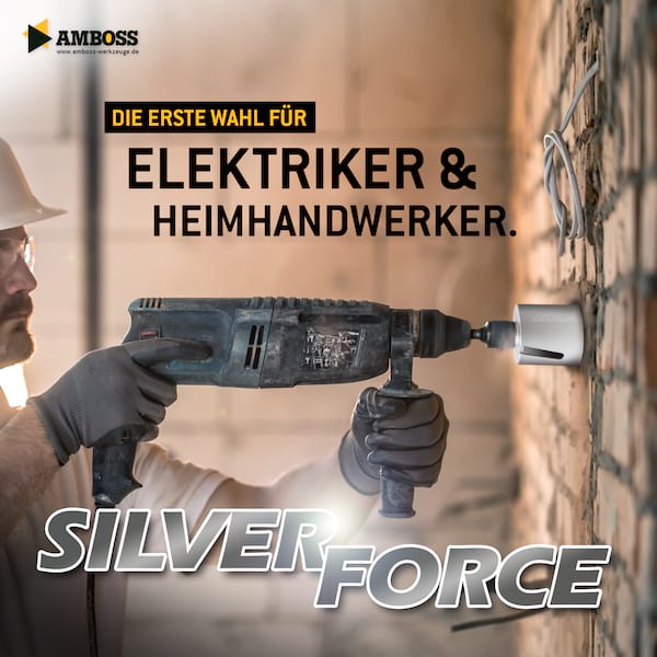 Dosensenker Silver Force - 82 mm - 6-kant StarterSet